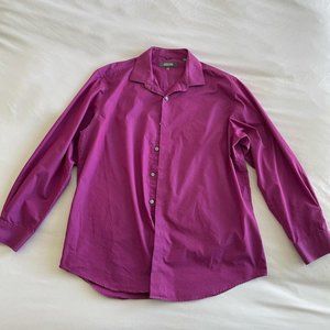Kenneth Cole Reaction purple slim fit button up
